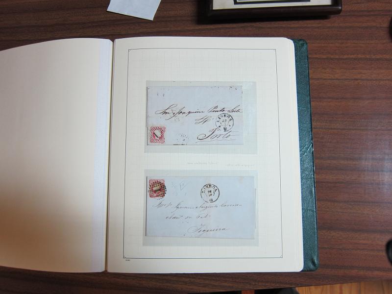 0018 (89).JPG -     Lote:    18      Marcofilia      Lotes Especiais       Descrição:         Portugal &mdash; Colecção especializada em dois álbuns com estudo especializado das marcas de duplo círculo e circulares de Lisboa, com selos de diversas emissões e cartas. Lote a ver.        Lote       Valor Base:     &euro; 1.000,00     Valor Venda:     Retirado     